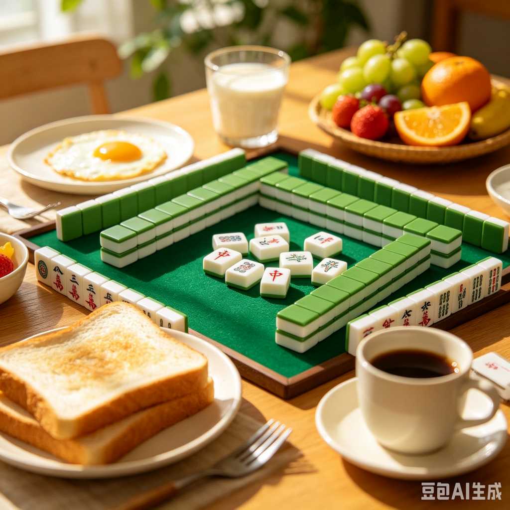 classic oriental board game mahjong
